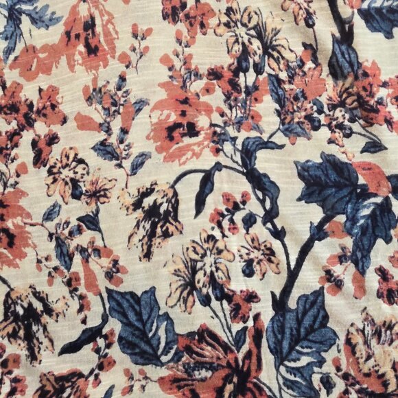 Lucky Brand Sheer Split Sleeve Floral Blouse - NWOT - Picture 12 of 16